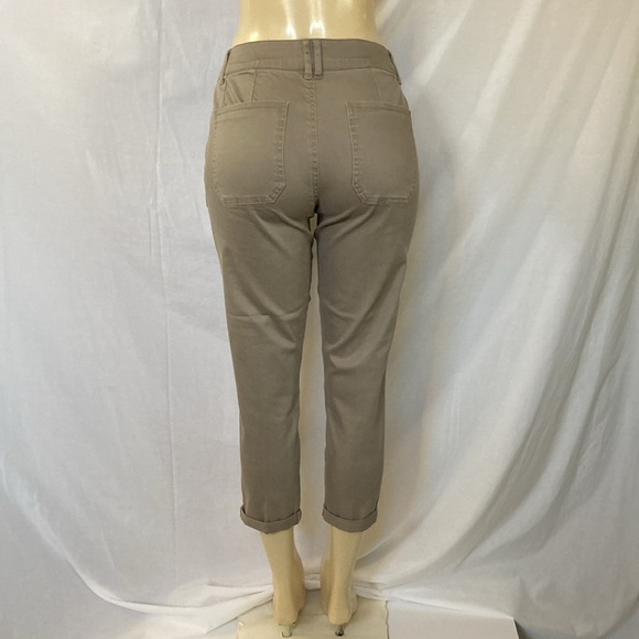 DEMOCRACY Jeans Tummy Control Size 8 Roll Cuff Cargo Utility Khaki Pants NWOT - Picture 6 of 9
